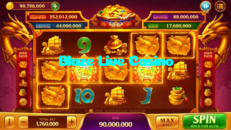 available types of Blaze Live Casino bet including pre-match live express and system bets